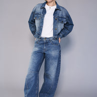 Winona Cropped Trucker