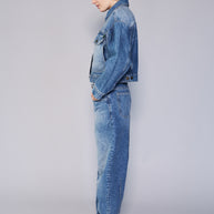 Winona Cropped Trucker