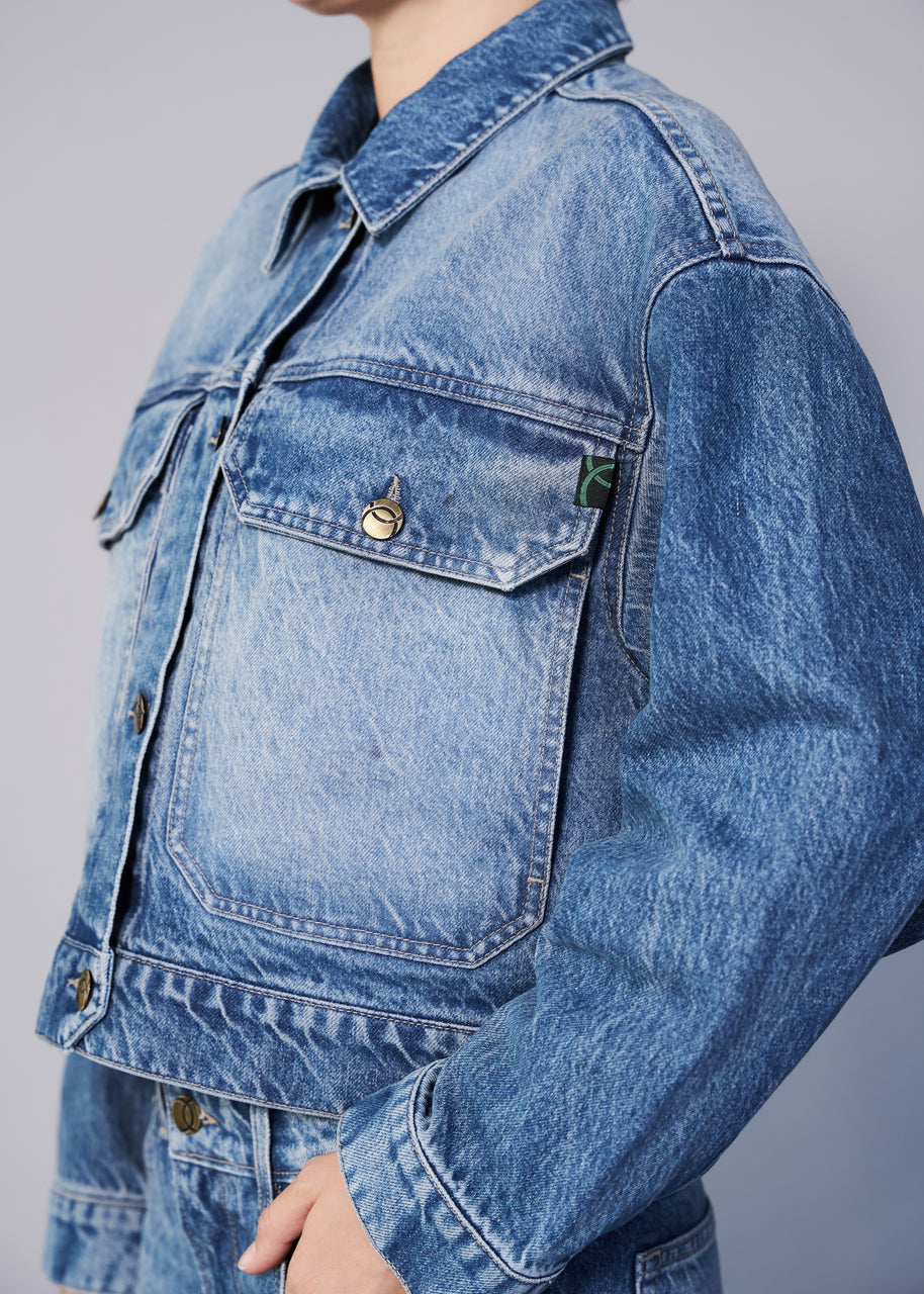 Winona Cropped Trucker