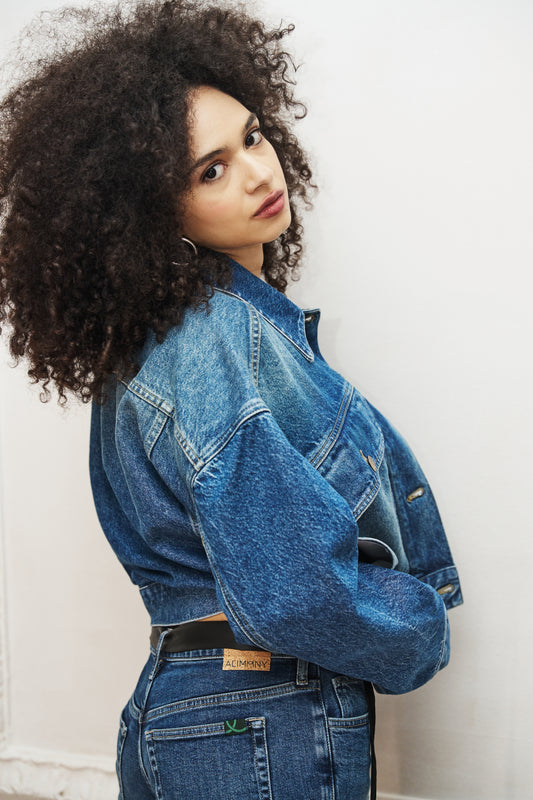 Winona Cropped Trucker