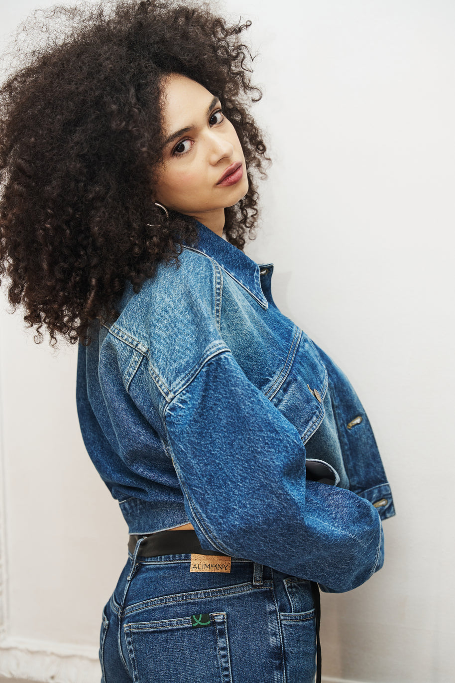 Winona Cropped Trucker