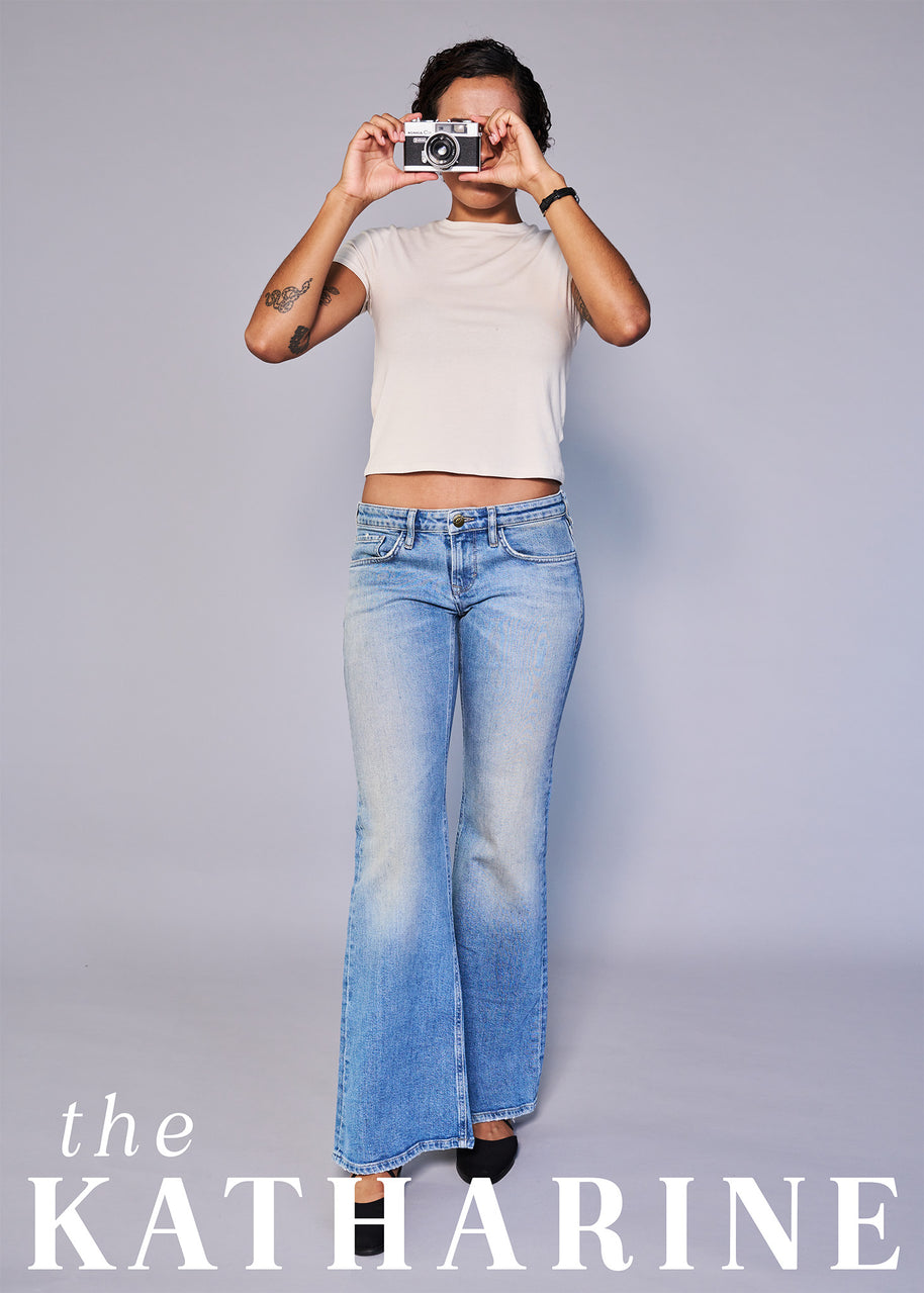 Katharine Low Rise Slim Flare