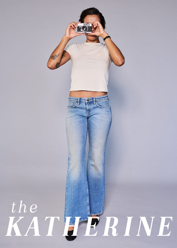 Katharine Low Rise Slim Flare