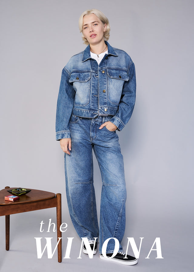 Winona Cropped Trucker